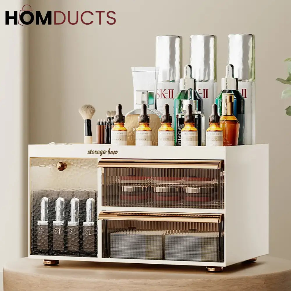 Ultimate Beauty Organizer: Multifunctional Drawer Makeup & Skincare Storage Box