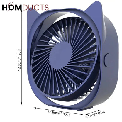 USB Mini Chargeable Desktop Fan