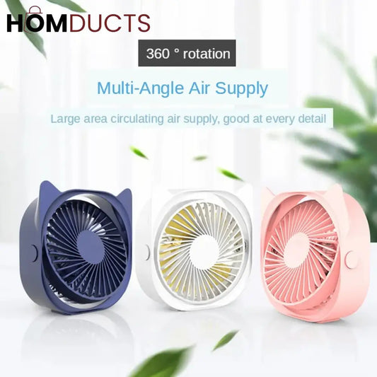 USB Mini Chargeable Desktop Fan