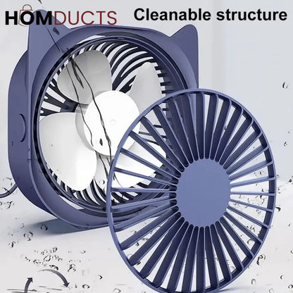 USB Mini Chargeable Desktop Fan