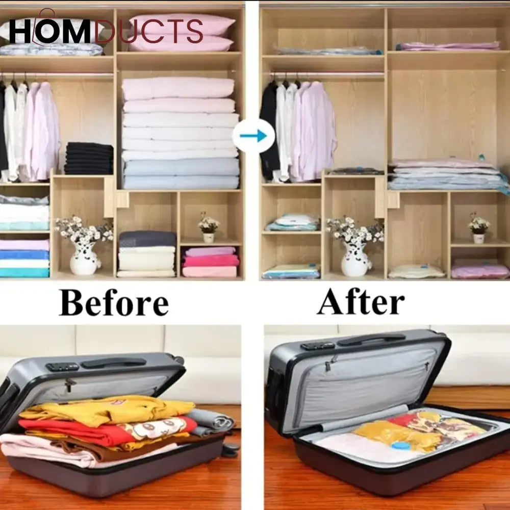 Vaccum Storage Bag (5bags+1handpump)