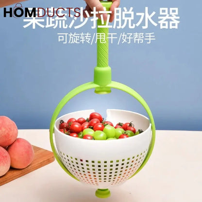 Vegetable And Salad Washing And Spinner Basket