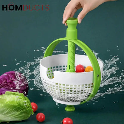 Vegetable And Salad Washing And Spinner Basket