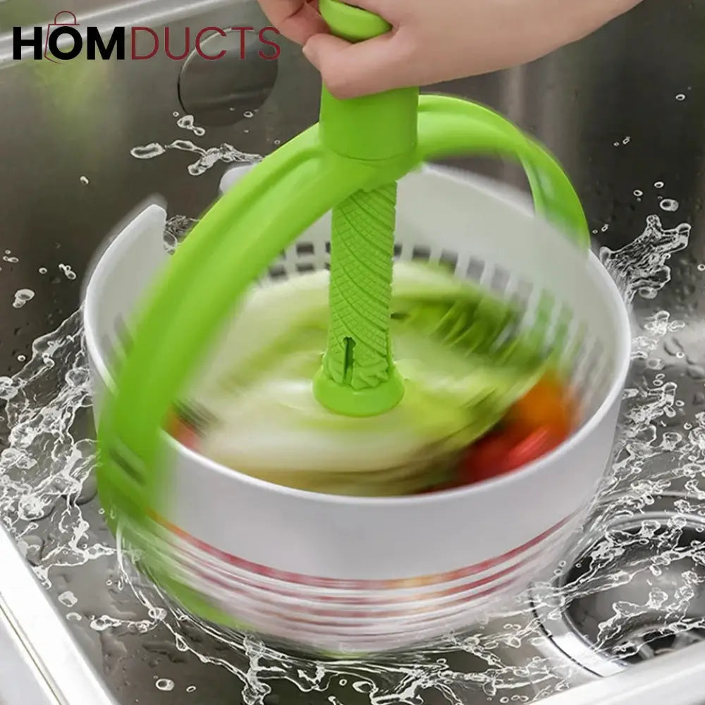 Vegetable And Salad Washing And Spinner Basket