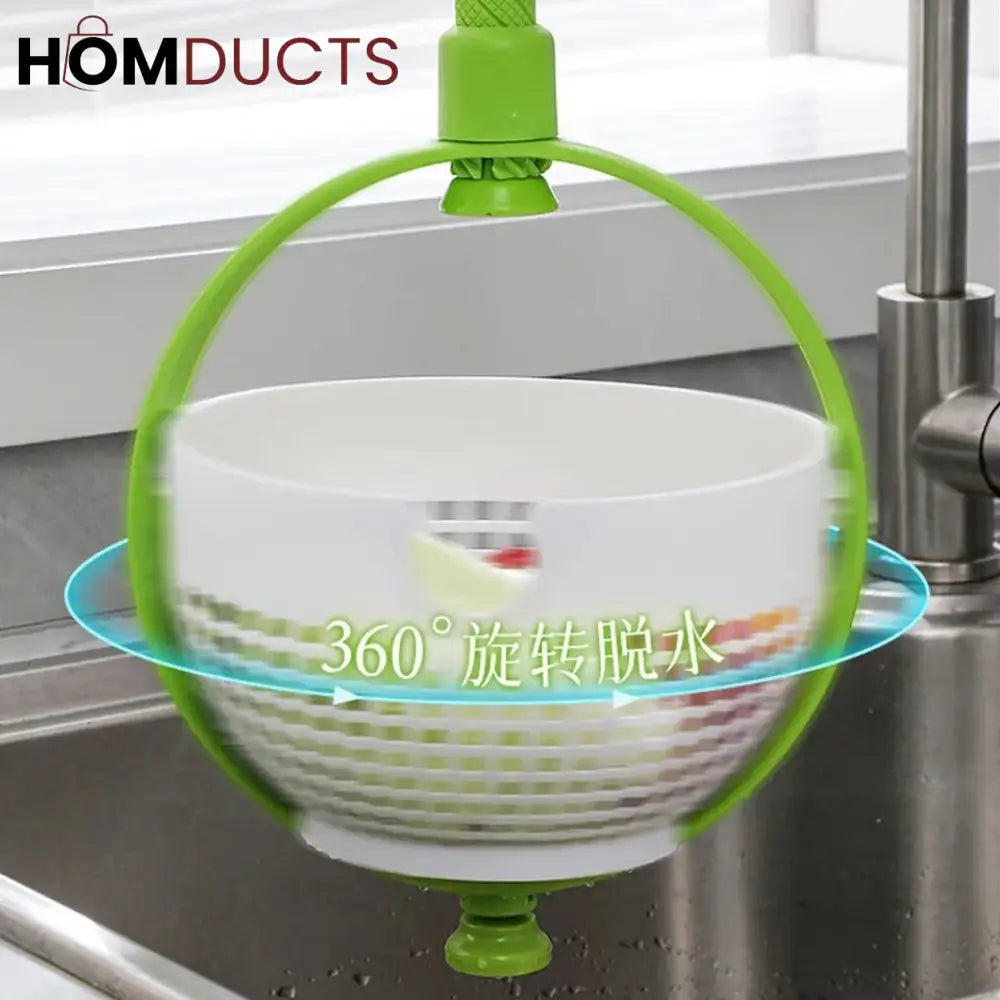 Vegetable And Salad Washing And Spinner Basket
