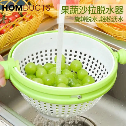 Vegetable And Salad Washing And Spinner Basket