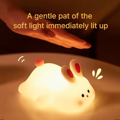Cute Rabbit Desk Lamp – Premium Soft Night Light for Kids & Bedroom | LED Study Table Lamp in Pakistan