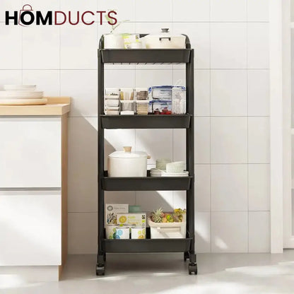 Versatile Storage Trolly With Wheels