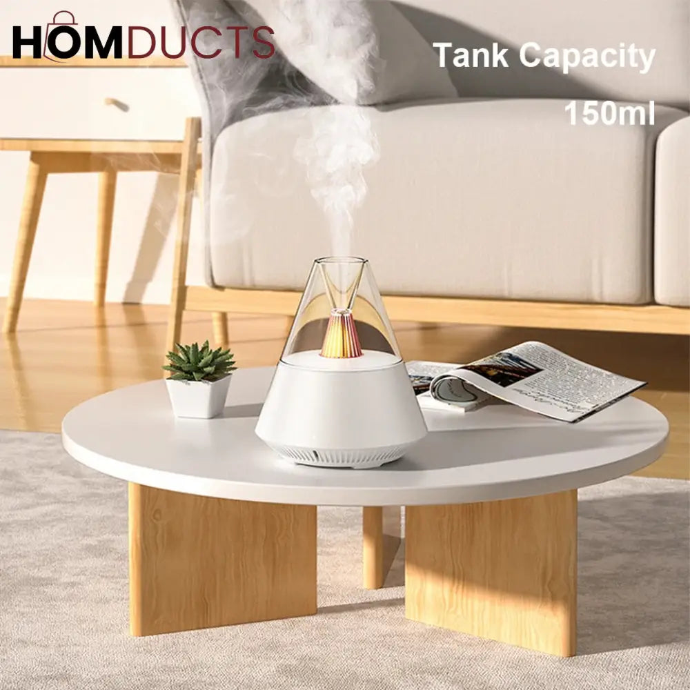 Volcanic Aroma Air Humidifier With Night Light
