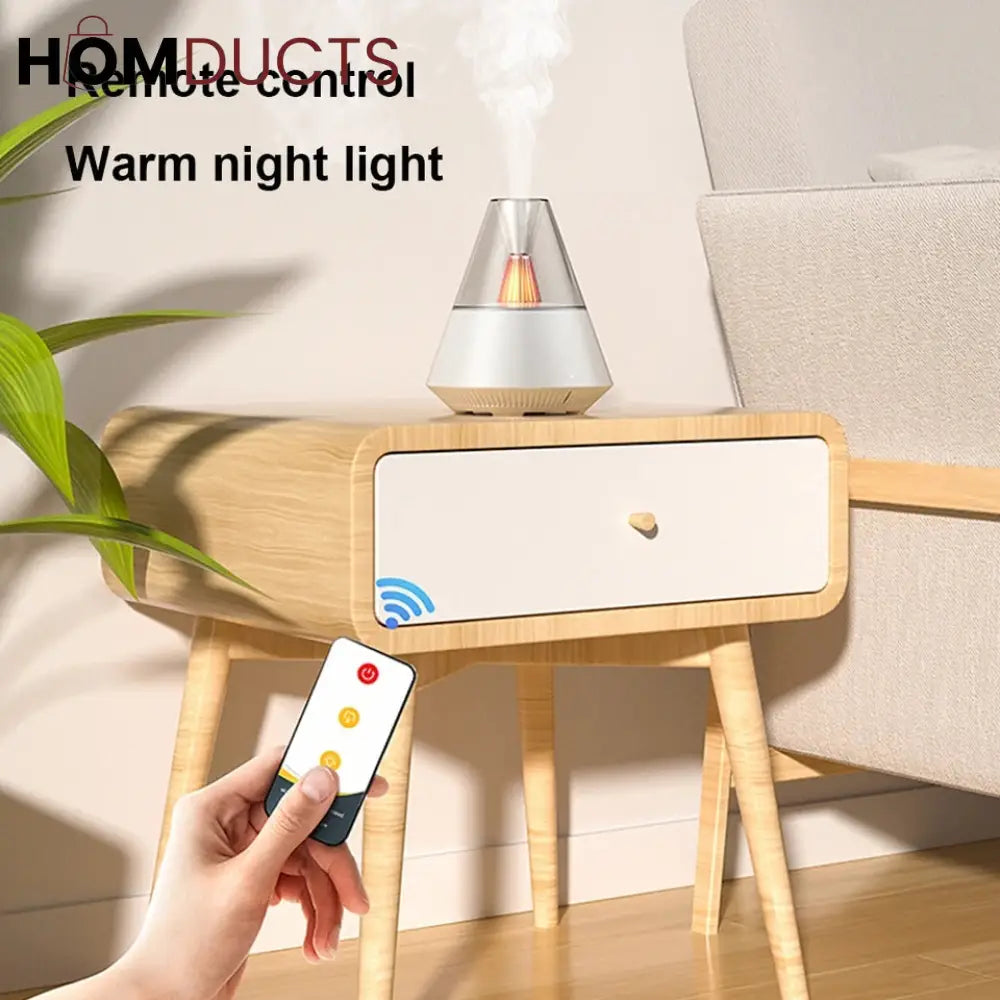 Volcanic Aroma Air Humidifier With Night Light