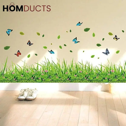 Wall Decor Grass Stickers