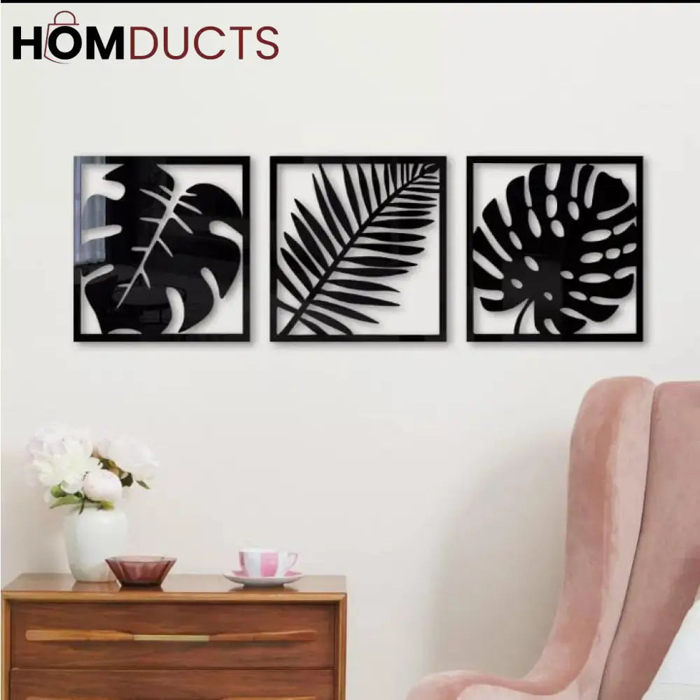 Wall Mirror Stickers Set (pack of 3)