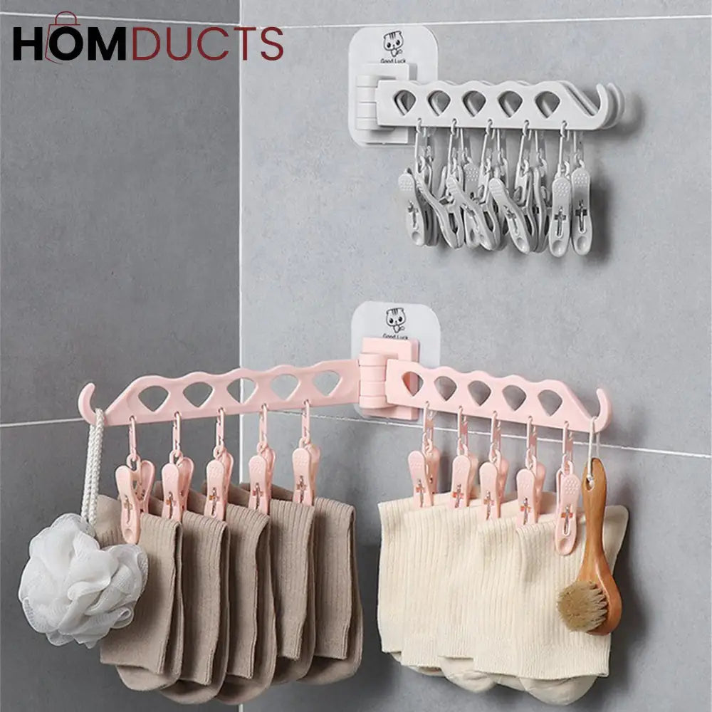 Wall Mounted clothes Drying Rack