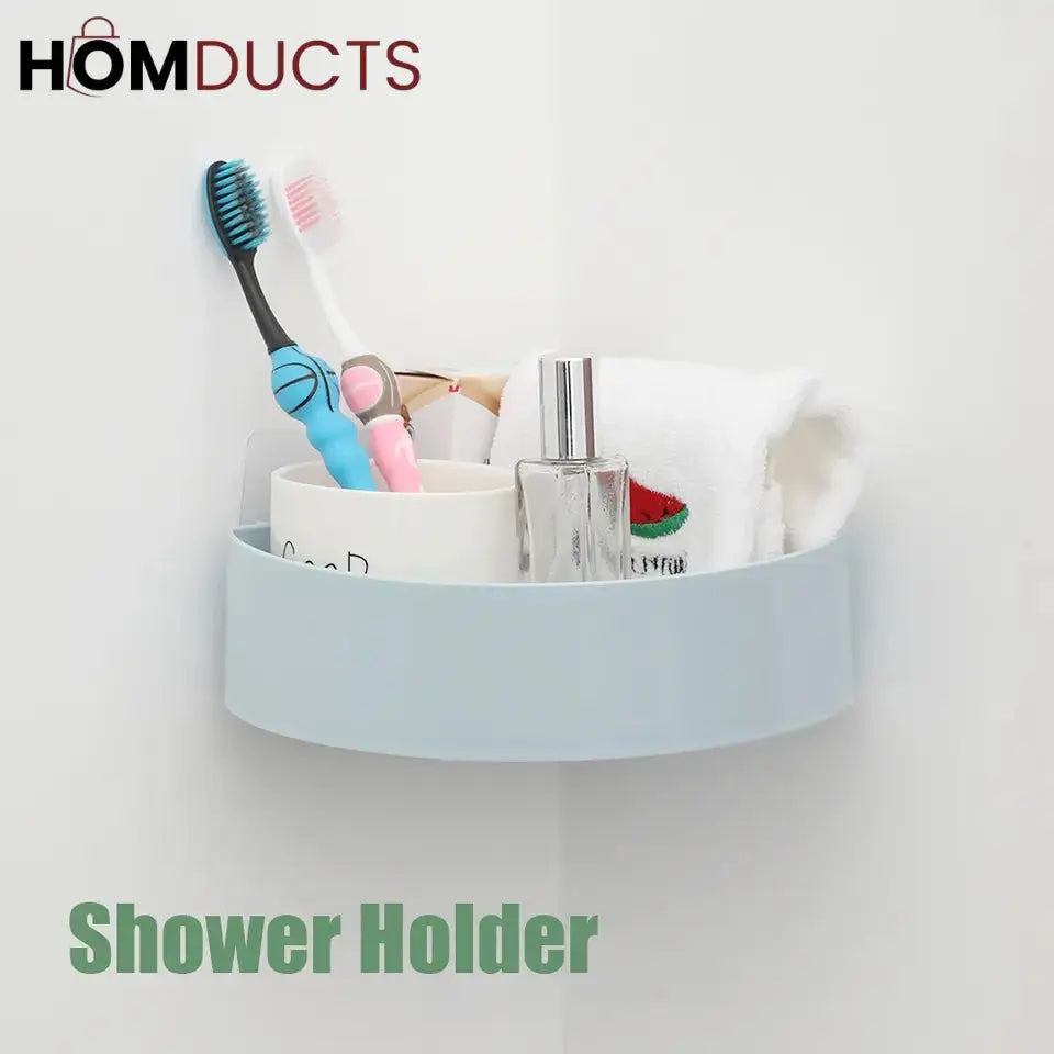 Wall mounted corner shelf