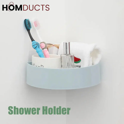 Wall mounted corner shelf