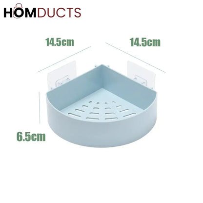 Wall mounted corner shelf
