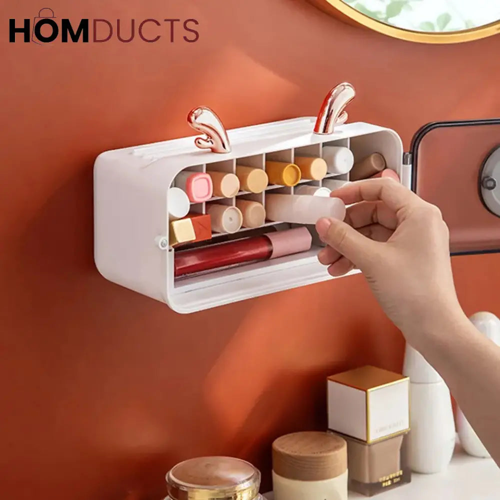 Wall Mounted Lipstick Storage Box