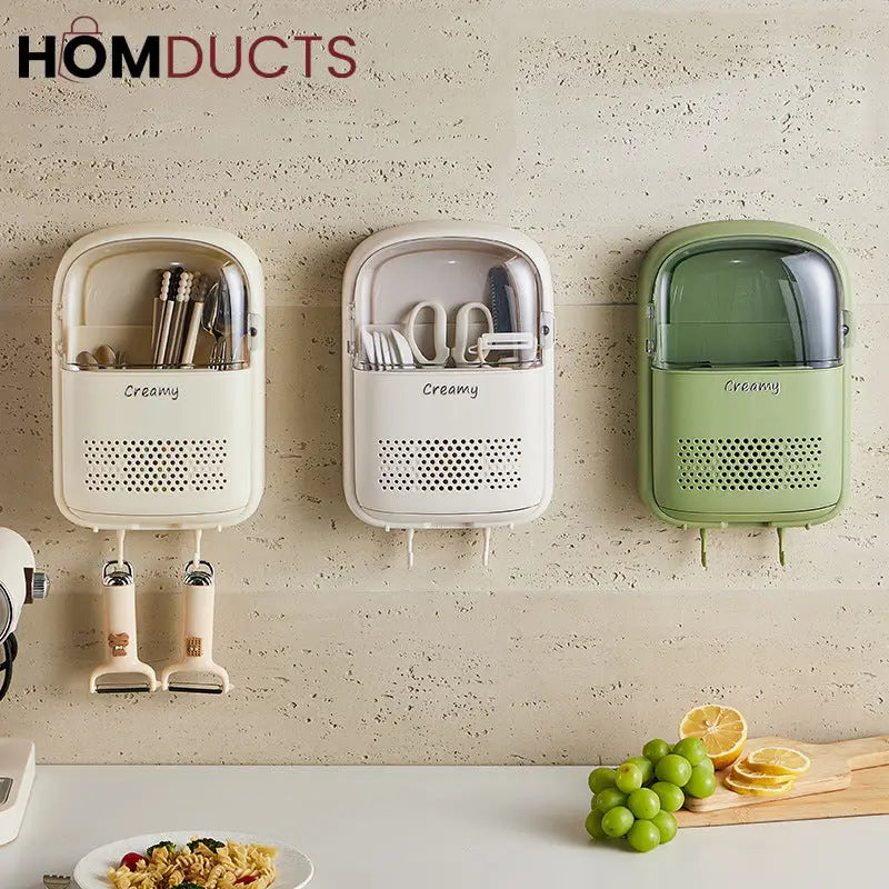 Wall Mounted Premium Quality Kitchen Cutlery Organizer