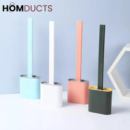 Wall Mounted Silicone Toilet Brush