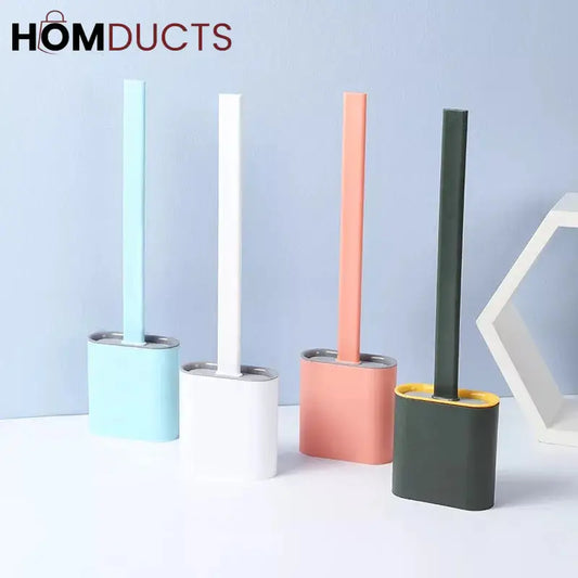 Wall Mounted Silicone Toilet Brush