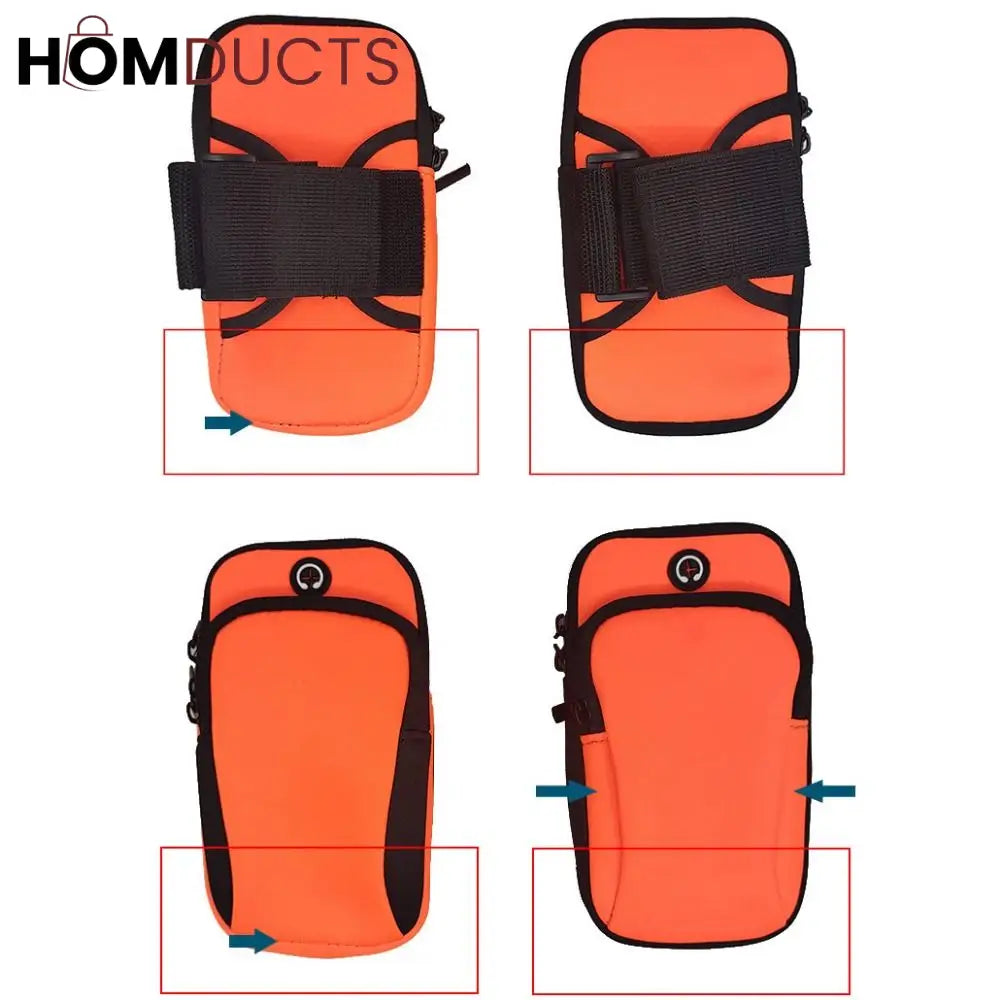Waterproof Sports Arm Bag With Headset Hole