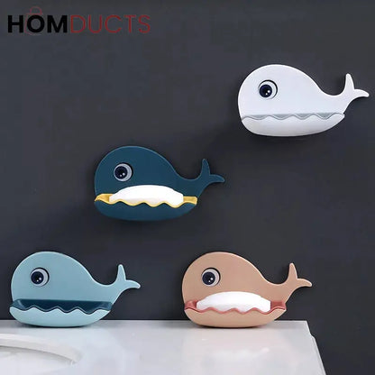 Whale soap dish