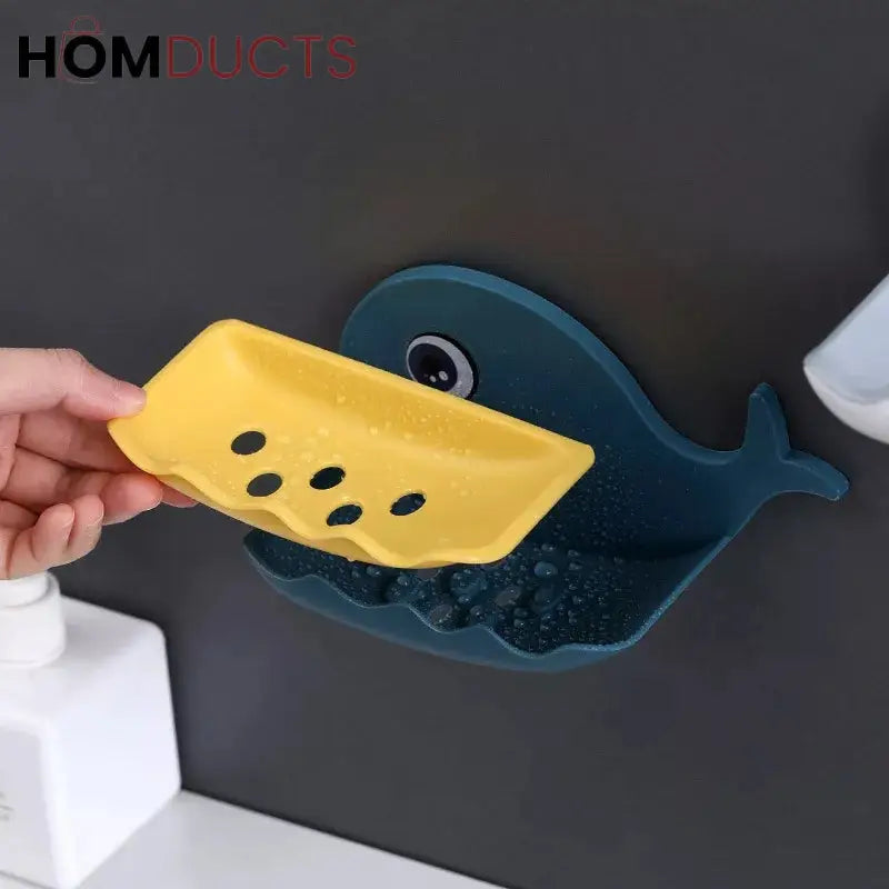 Whale soap dish