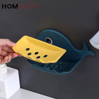 Whale soap dish