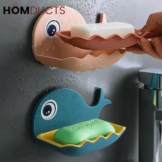 Whale soap dish