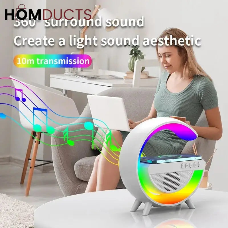 Wireless Bluetooth Speaker With lamp And Mbl Charging Option