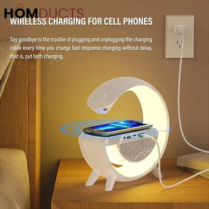 Wireless Bluetooth Speaker With lamp And Mbl Charging Option