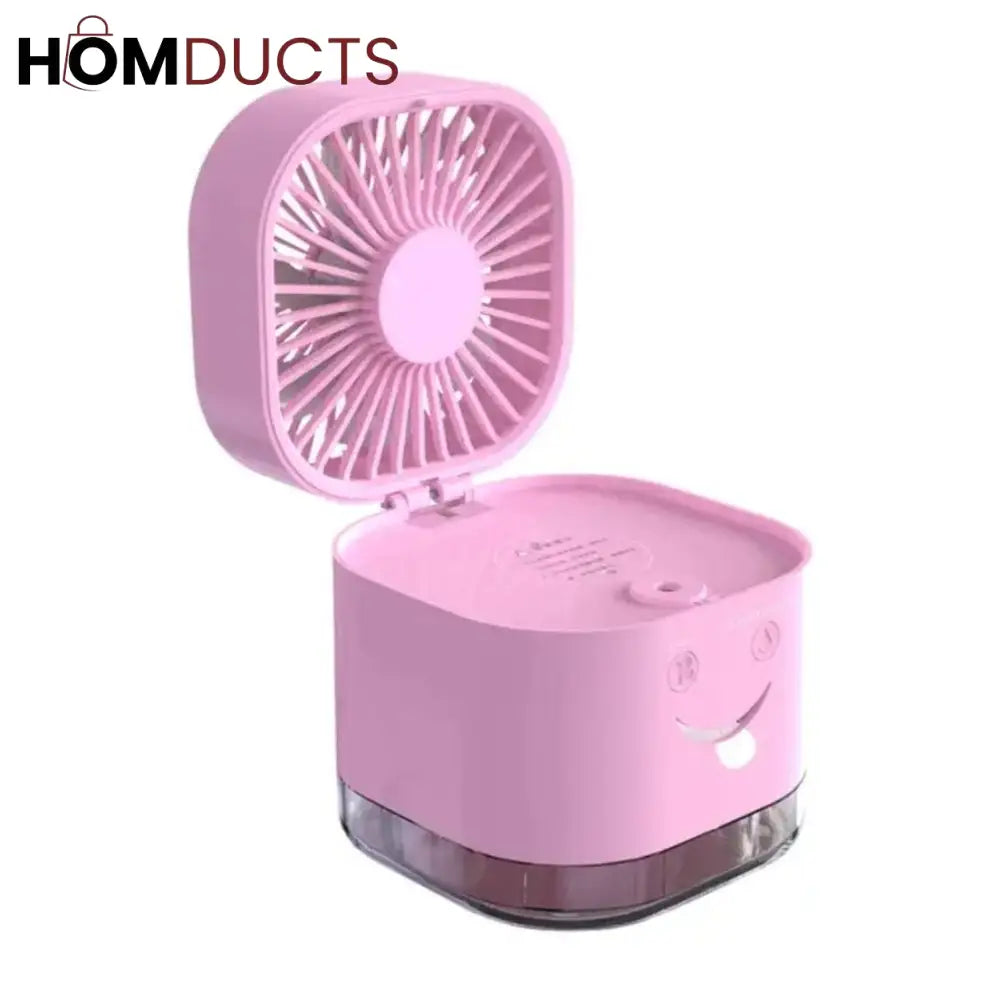 Wireless Mist Fan With Night Bulb