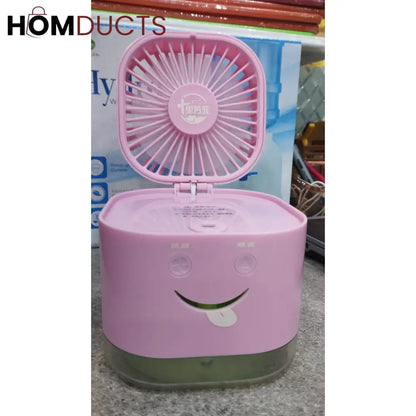 Wireless Mist Fan With Night Bulb
