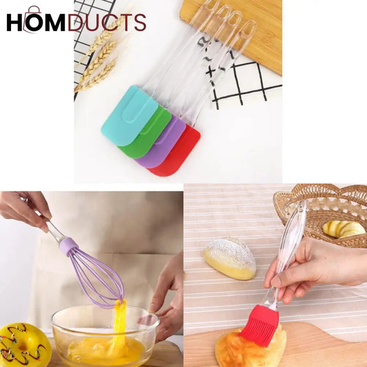 Wisk, Spatula, Brush (set)