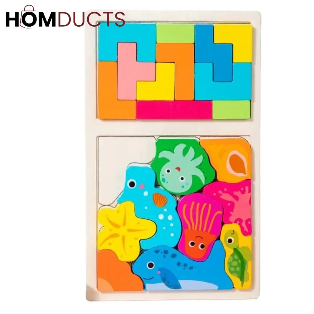 Wooden 3d puzzle