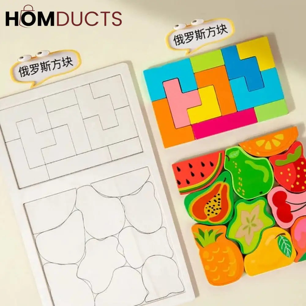 Wooden 3d puzzle