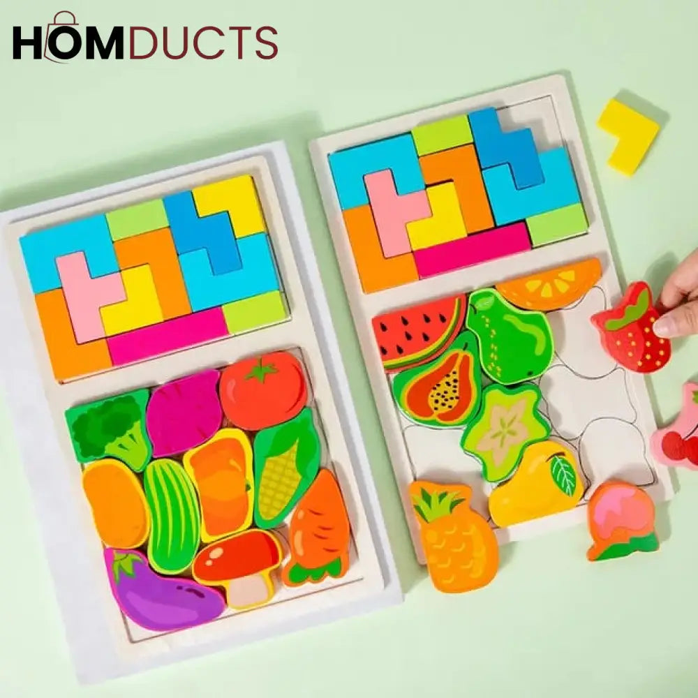 Wooden 3d puzzle