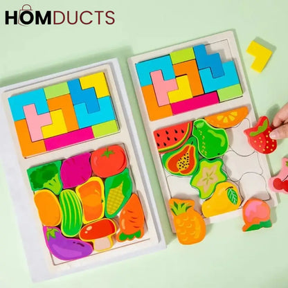 Wooden 3d puzzle