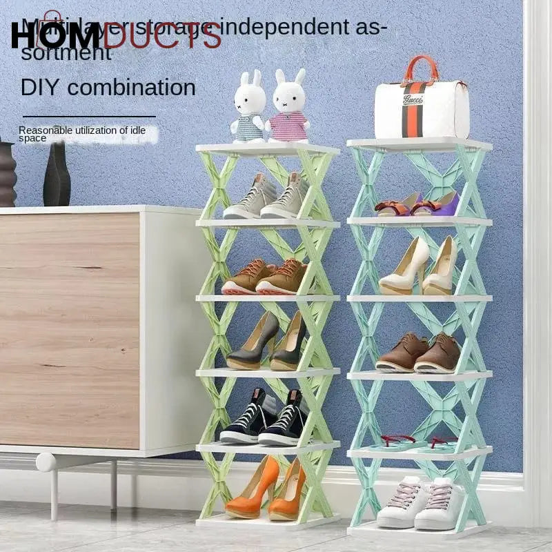 X-Shape Shoe Rack